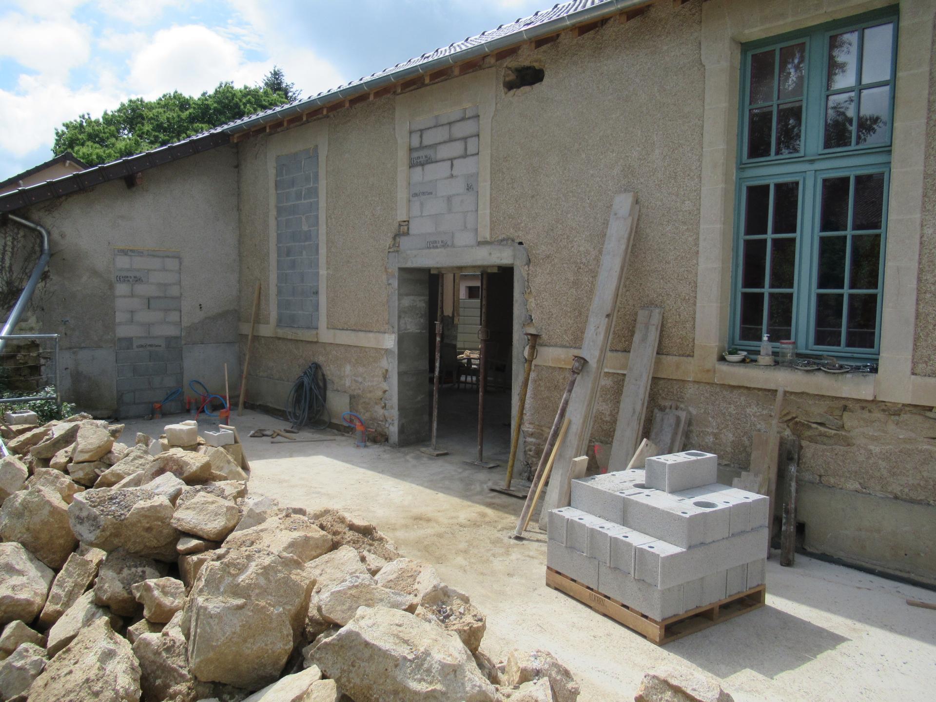 17) juin 2018 - nouvelle entrée de la salle