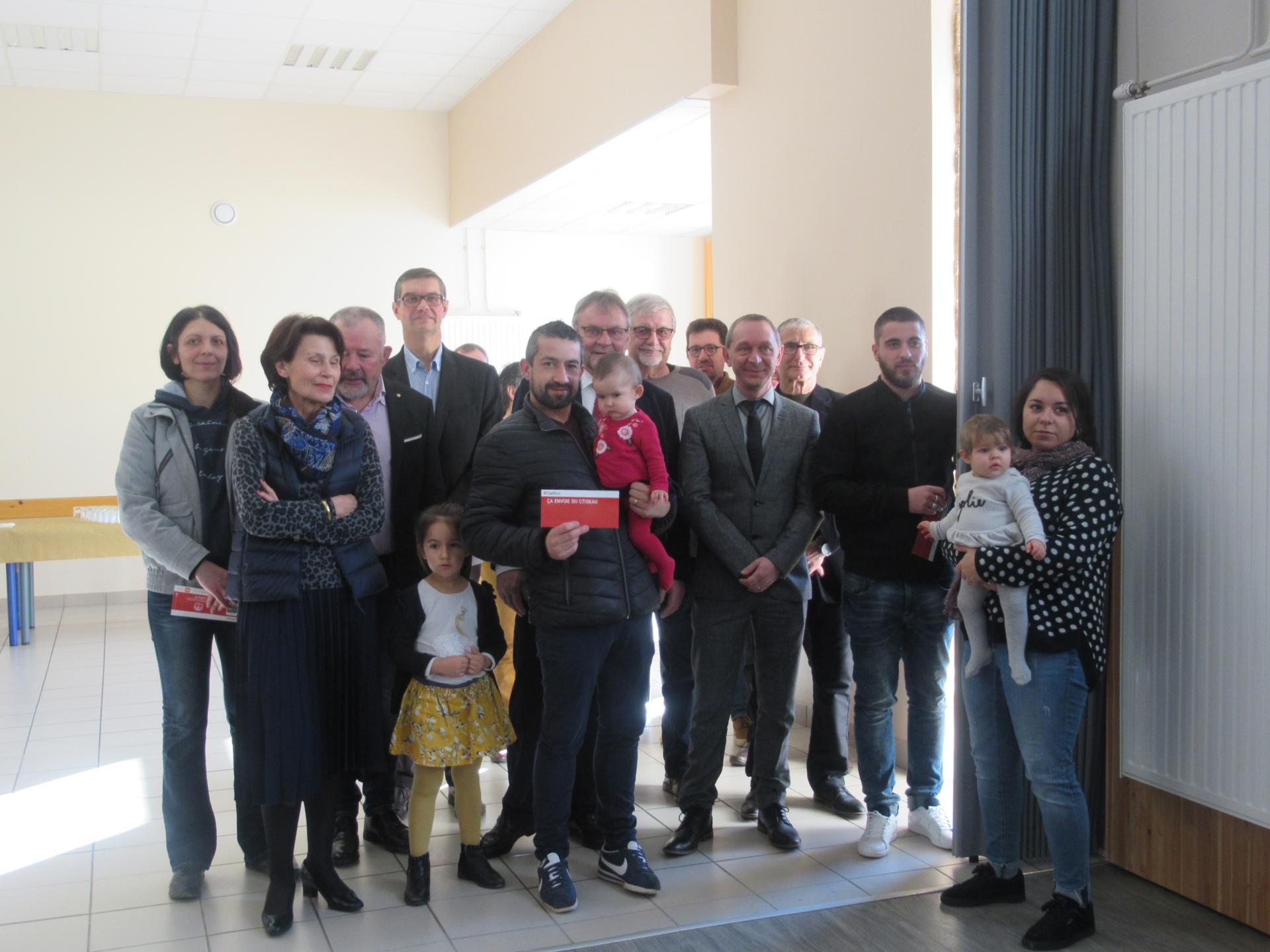 Remise chèques CADHOC naissances 2019